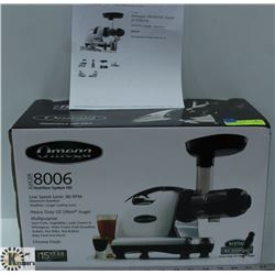OMEGA 8006 NUTRITION SYSTEM HD JUICER. 15 YEAR