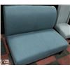 Image 1 : NEW BLUE GRAY LOVE SEAT, 47 INCH WIDE