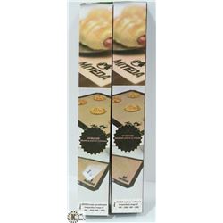 PAIR OF NEW MITEDA NON STICK SILICONE BAKING MATS