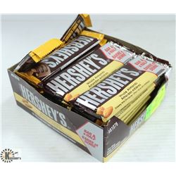 BOX OF HERSHEYS  & HERSHEYS WHOLE ALMONDS