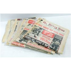 TEN 1970'S HOCKEY NEWS NHL ORR HOWE