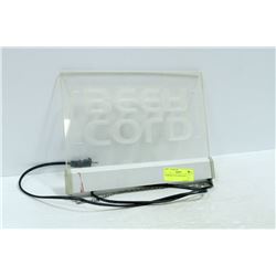 WORKING COLD BEER SIGN