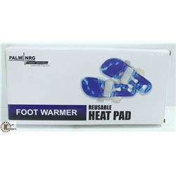 PALM NRG REUSABLE FOOT WARMER HEAT PADS