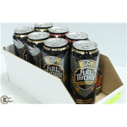 7 CANS FULL THROTTLE ENERGY DRINKS, ORANGE &