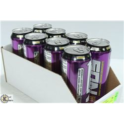 8 CANS OF NOS GT GRAPE ENERGY DRINKS