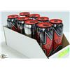Image 1 : 8 ROCKSTAR FRUIT PUNCH ENERGY DRINKS