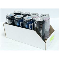 8 CANS OF MONSTER ENERGY DRINKS, DRAGON TEA &