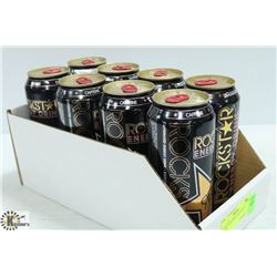 8 CANS OF ROCKSTAR ENERGY DRINKS