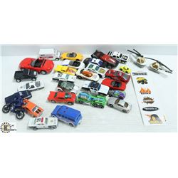 MISC. TOY HOTWHEELS TYPE CARS ETC., USED