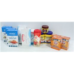 BOX WITH COFFEEMATE, SUGAR, CORN STARCH & MORE
