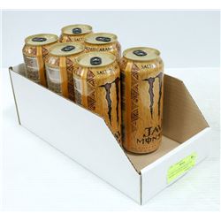 6 CANS JAVA MONSTER SALTED CARAMEL COFFEE