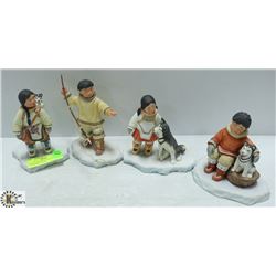 SET OF 4 KAISER SCULPTURES "CHILDREN OF THE