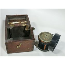 ANTIQUE AIR METER MINE VENTILATION AIR METER WITH