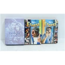 LOT OF 3 DVD COLLECTIONS, INCLUDES TWILIGHT THE