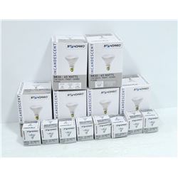LARGE FLAT OF VARIOUS NEW LIGHT BULBS