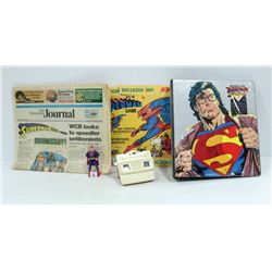 VINTAGE SUPERMAN COLLECTIBLES INCLUDING VIEW
