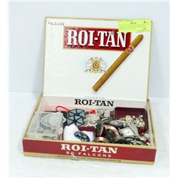 VINTAGE CIGAR BOX TREASURE CHEST COLLECTION