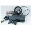 Image 1 : PS3 VIDEO GAME SYSTEM WITH 1 CONTROLLER, HEADSET