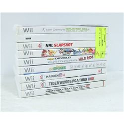 LOT OF 11 WII GAMES