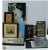 Image 1 : BOX FULL OF PLAQUES & PICTURES (12 COUNT)