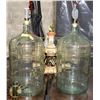 Image 1 : LOT OF 2 GLASS CARBOYS