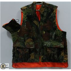 FLAT W/KAMOTEK REVERSIBLE CAMO VEST/HI