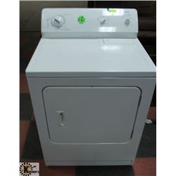 KENMORE WHITE HD SUPER CAPACITY DRYER.