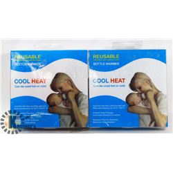 NEW PAIR OF COOLHEAT REUSABLE BOTTLE WARMERS