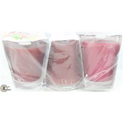 BAG OF 3 ASSORTED GLADE SCENTED CANDLES