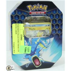 POKEMON COLLECTORS THEME TIN WITH CARDS