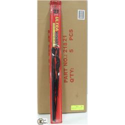 BOX OF 5 NEW 21" WIPER BLADES