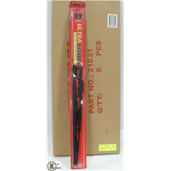 BOX OF 5 NEW 21" WIPER BLADES