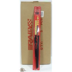 BOX OF 5 NEW 18" WIPER BLADES