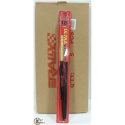 BOX OF 5 NEW 18" WIPER BLADES