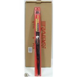 BOX OF 5 NEW 22" WIPER BLADES