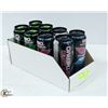 Image 1 : LOT OF 8 ROCKSTAR BLU RAZ & APPLE ENERGY DRINKS