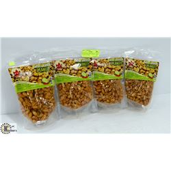 LOT OF 4 BAGS KFI PEANUTS - CHILI LEMON FLAVOR