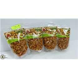LOT OF 4 BAGS KFI PEANUTS - CHILI LEMON FLAVOR