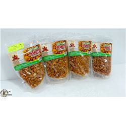 LOT OF 4 BAGS KFI PEANUTS - CHILI MASALA FLAVOR