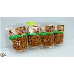 LOT OF 4 BAGS KFI PEANUTS - CHILI MASALA FLAVOR