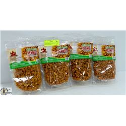 LOT OF 4 BAGS KFI PEANUTS - CHILI MASALA FLAVOR