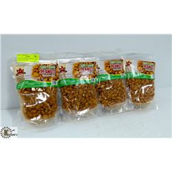 LOT OF 4 BAGS KFI PEANUTS - CHILI MASALA FLAVOR