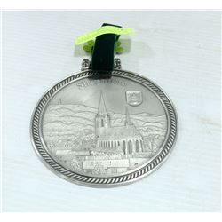 PEWTER LARGE MEDALLION- SINZHEIM GERMANY- 95%