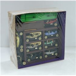 COLLECTION OF ANTIQUE MINIATURE CARS/TRAINS (11)