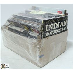 MOTORCYCLE BOOKS & MAGAZINES- BOX LOT