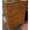 Image 1 : 5-DRAWER LIGHT BROWN WOOD GRAIN