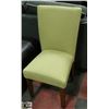 Image 1 : NEW GREEN FABRIC SIDE CHAIR