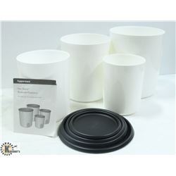 NEW TUPPERWARE 4PC CANISTER SET