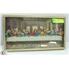Image 1 : 3 DIMENSIONAL FRAMED LAST SUPPER, 15 X 8