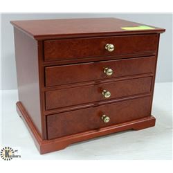 4 DRAWER JEWELLERY BOX